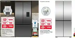 Harvey Norman Fisher & Paykel 511L 'Series 7' French-Door Fridge with Ice & Water Dispenser offer