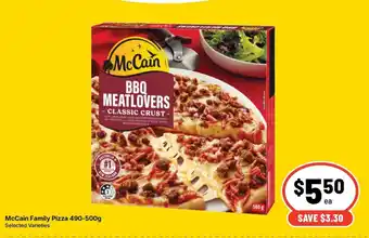 Ritchies McCain Family Pizza offer