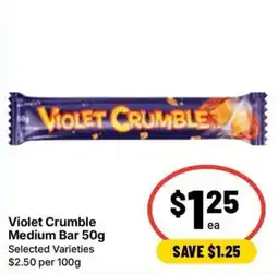 Ritchies Violet Crumble Medium Bar offer