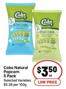 Ritchies Cobs Natural Popcorn offer