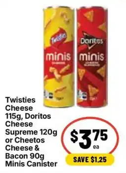 Ritchies Twisties Cheese minis offer