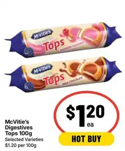 Ritchies McVitie's Digestives Tops offer