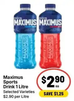 Ritchies Maximus Sports Drink 1 Litre offer