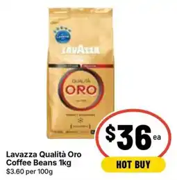 Ritchies Lavazza Qualità Oro Coffee Beans offer