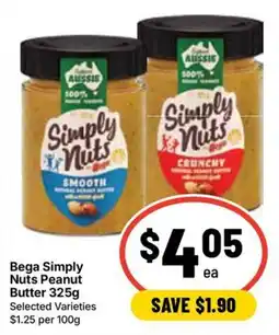 Ritchies Bega Simply Nuts Peanut Butter offer