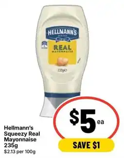 Ritchies Hellmann's Squeezzy Real Mayonnaise offer