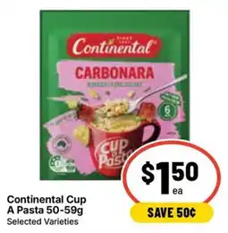 Ritchies Continental Cup A Pasta offer