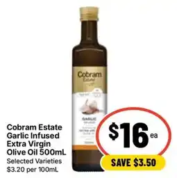 Ritchies Cobram Estate Garlic Infused Extra Virgin Olive Oil offer