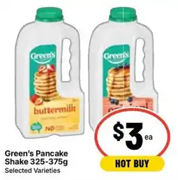 Ritchies Green's Pancake Shake offer
