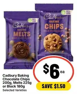 Ritchies Cadbury Baking Chocolate Chips offer