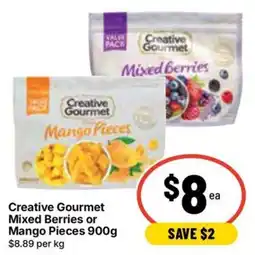 Ritchies Creative Gourmet Mixed Berries or Mango Pieces offer