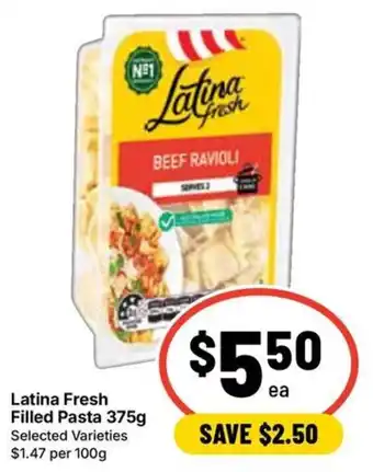 Ritchies Latina Fresh Filled Pasta offer
