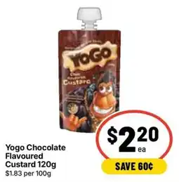 Ritchies Yogo Chocolate Flavoured Custard offer