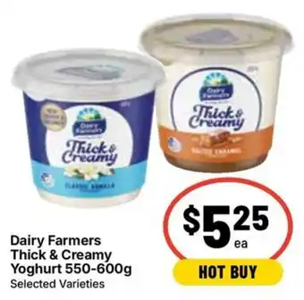 Ritchies Dairy Farmers Thick & Creamy Yoghurt offer