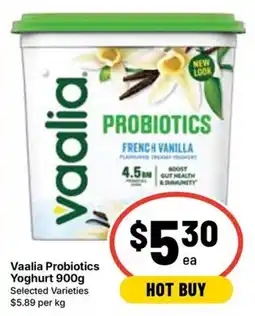 Ritchies Vaalia Probiotics Yoghurt offer