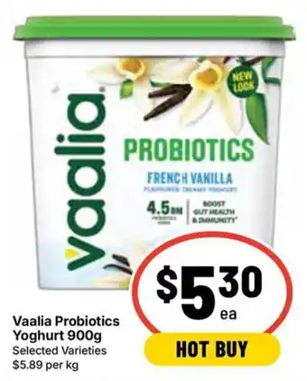 Ritchies Vaalia Probiotics Yoghurt offer