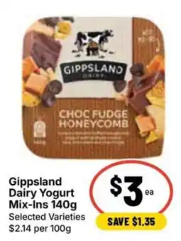 Ritchies Gippsland Dairy Yogurt Mix-Ins offer