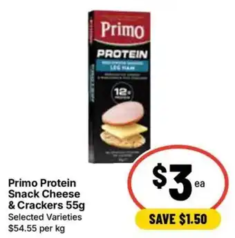 Ritchies Primo Protein Snack Cheese & Crackers offer