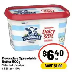 Ritchies Devondale Spreadable Butter offer