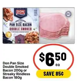 Ritchies Don Pan Size Double Smoked Bacon offer