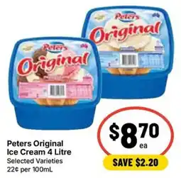 Ritchies Peters Original Ice Cream offer