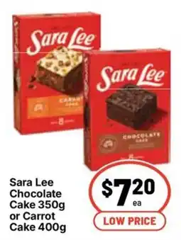 Ritchies Sara Lee Chocolate Cake offer