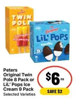 Ritchies Peters Original Twin Pole Lil' Pops Ice Cream offer