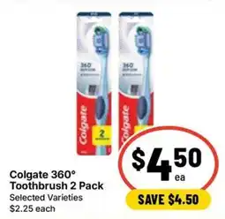 Ritchies Colgate 360° Toothbrush offer