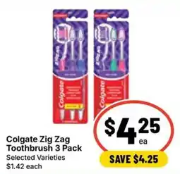 Ritchies Colgate Zig Zag Toothbrush offer
