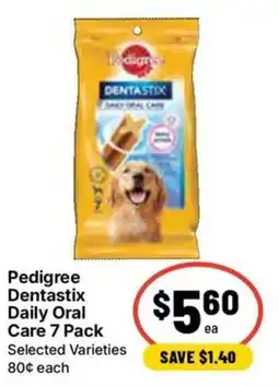 Ritchies Pedigree Dentastix Daily Oral Care 7 Pack Selected Varieties offer