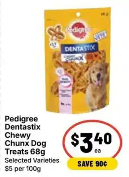 Ritchies Pedigree Dentastix Chewy Chunx Dog Treats offer