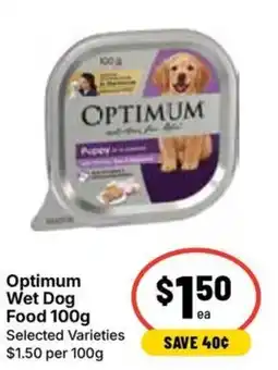 Ritchies Optimum Wet Dog Food 100g offer