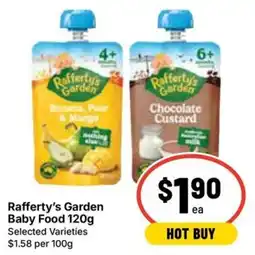 Ritchies Rafferty's Garden Baby Food offer
