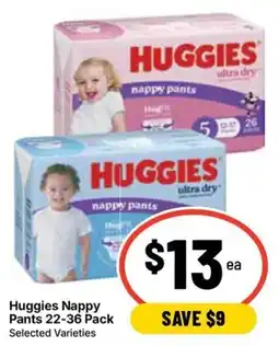 Ritchies Huggies Nappy Pants offer