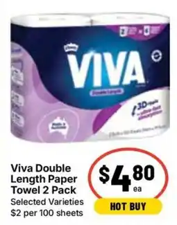 Ritchies Viva Double Length Paper Towel offer
