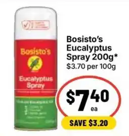 Ritchies Bosisto's Eucalyptus Spray offer