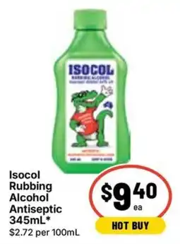 Ritchies Isocol Rubbing Alcohol Antiseptic offer
