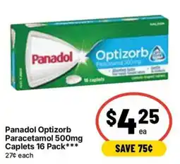 Ritchies Panadol Optizorb Paracetamol Caplets offer