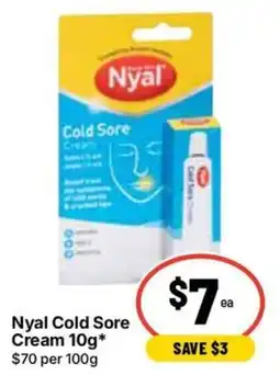Ritchies Nyal Cold Sore Cream offer