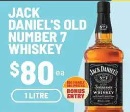 Ritchies Jack Daniel's Old Number 7 Whiskey offer