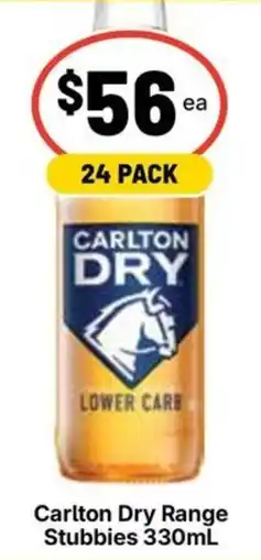 Ritchies Carlton Dry Range Stubbies offer