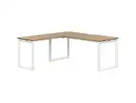 Officeworks Stilford S2 Pro V1 Workstation 1800 x 750mm Oak/White offer