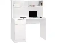 Officeworks Studymate Newton Hutch Storage 1100mm Desk White offer