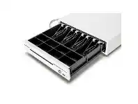 Officeworks POSmate POS-mate Cash Drawer Printer Driven Gloss White offer