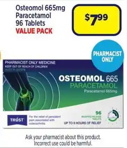 Star Discount Chemist Osteomol 665mg Paracetamol offer