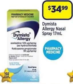Star Discount Chemist Dymista Allergy Nasal Spray offer