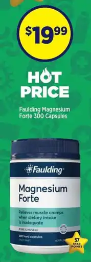 Star Discount Chemist Faulding Magnesium Forte offer