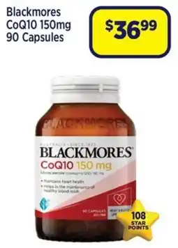 Star Discount Chemist Blackmores CoQ10 150 mg offer