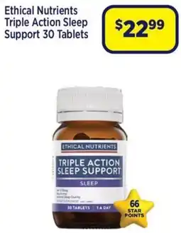 Star Discount Chemist Ethical Nutrients Triple Action Sleep Support offer