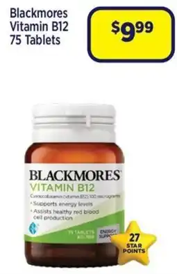 Star Discount Chemist Blackmores Vitamin B12 offer